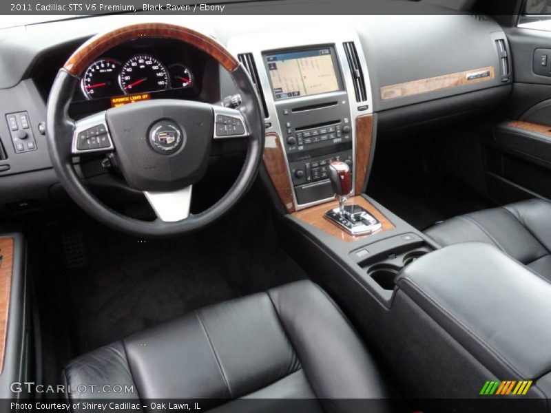 Ebony Interior - 2011 STS V6 Premium 