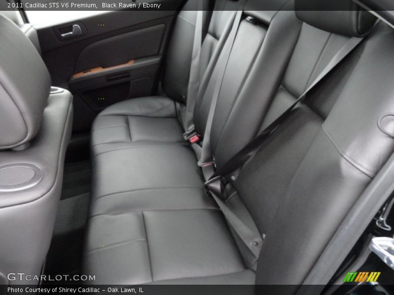 Rear Seat of 2011 STS V6 Premium