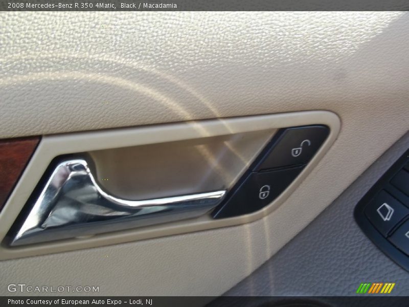 Black / Macadamia 2008 Mercedes-Benz R 350 4Matic
