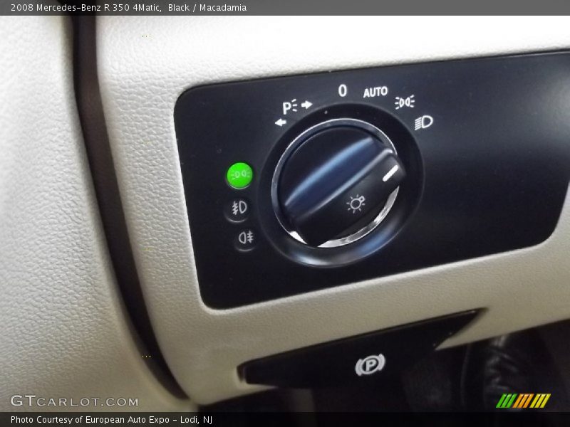 Black / Macadamia 2008 Mercedes-Benz R 350 4Matic