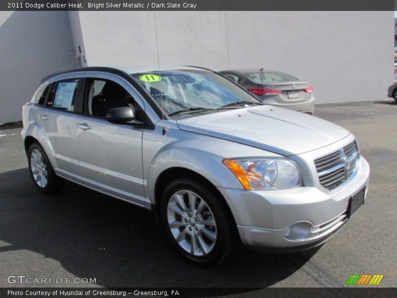 Bright Silver Metallic / Dark Slate Gray 2011 Dodge Caliber Heat