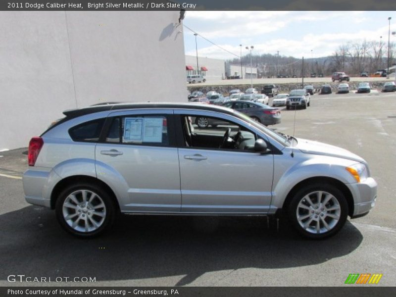 Bright Silver Metallic / Dark Slate Gray 2011 Dodge Caliber Heat