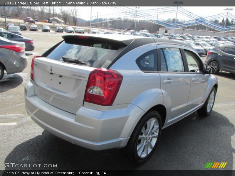 Bright Silver Metallic / Dark Slate Gray 2011 Dodge Caliber Heat