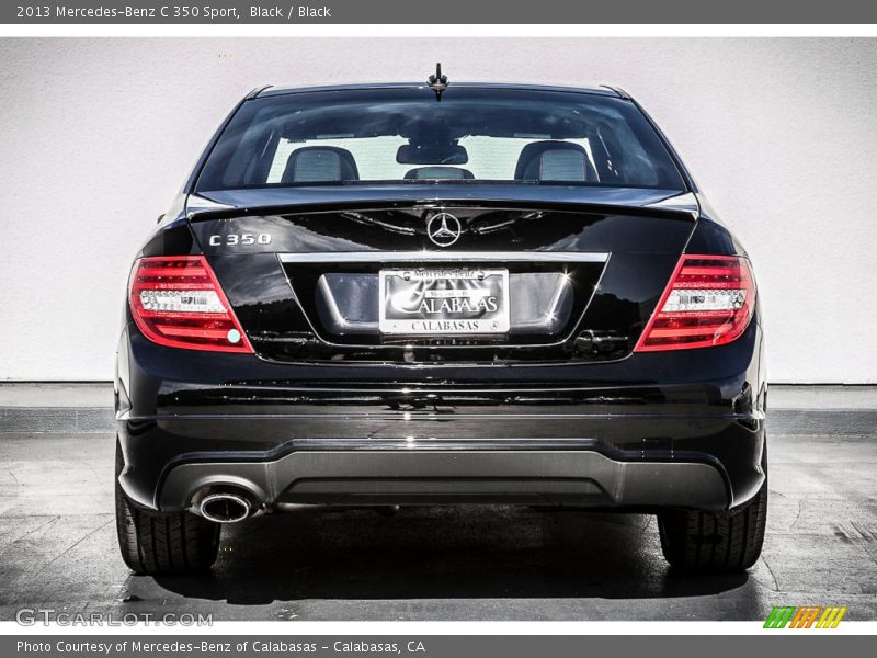 Black / Black 2013 Mercedes-Benz C 350 Sport