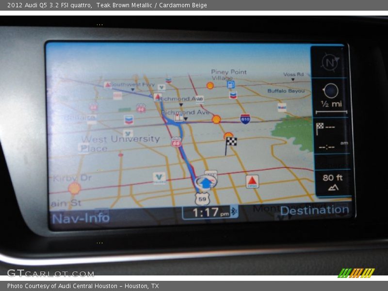 Navigation of 2012 Q5 3.2 FSI quattro