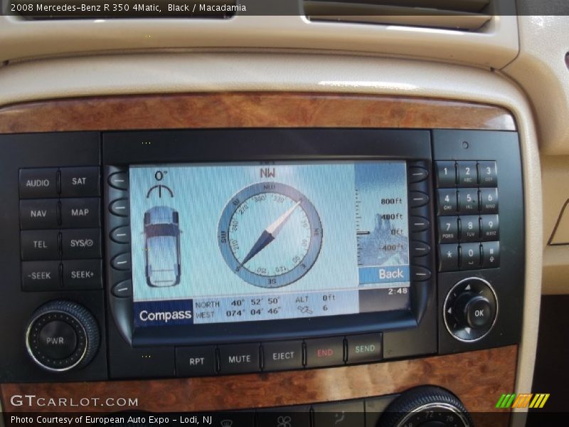 Black / Macadamia 2008 Mercedes-Benz R 350 4Matic