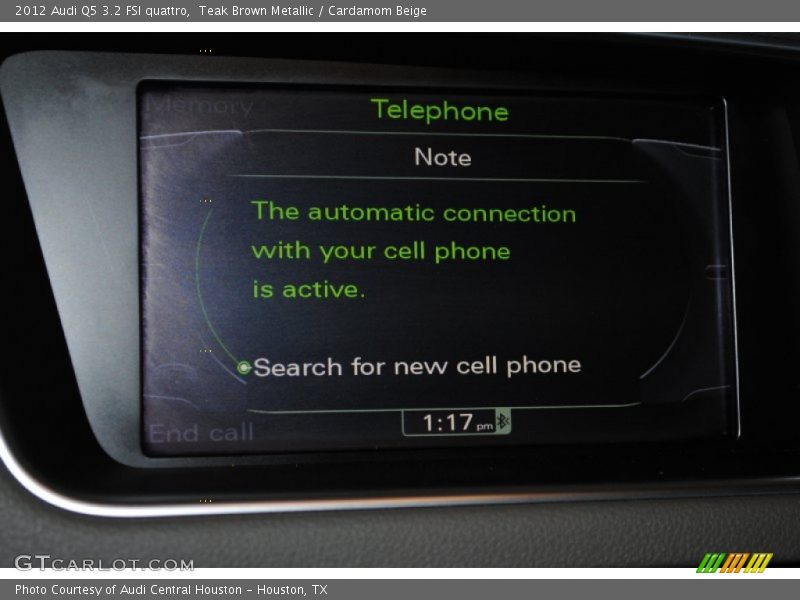 Teak Brown Metallic / Cardamom Beige 2012 Audi Q5 3.2 FSI quattro