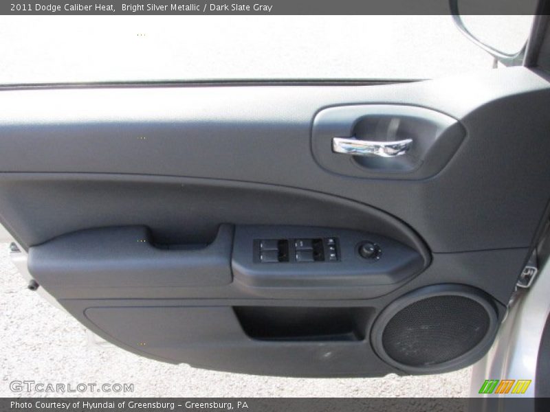 Bright Silver Metallic / Dark Slate Gray 2011 Dodge Caliber Heat