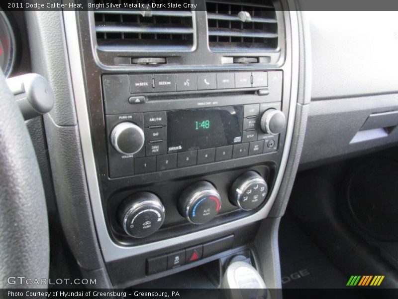 Bright Silver Metallic / Dark Slate Gray 2011 Dodge Caliber Heat