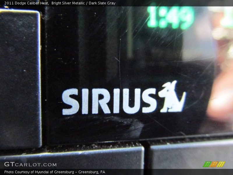 Bright Silver Metallic / Dark Slate Gray 2011 Dodge Caliber Heat