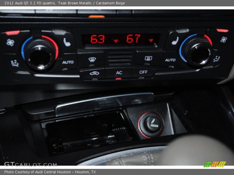 Teak Brown Metallic / Cardamom Beige 2012 Audi Q5 3.2 FSI quattro