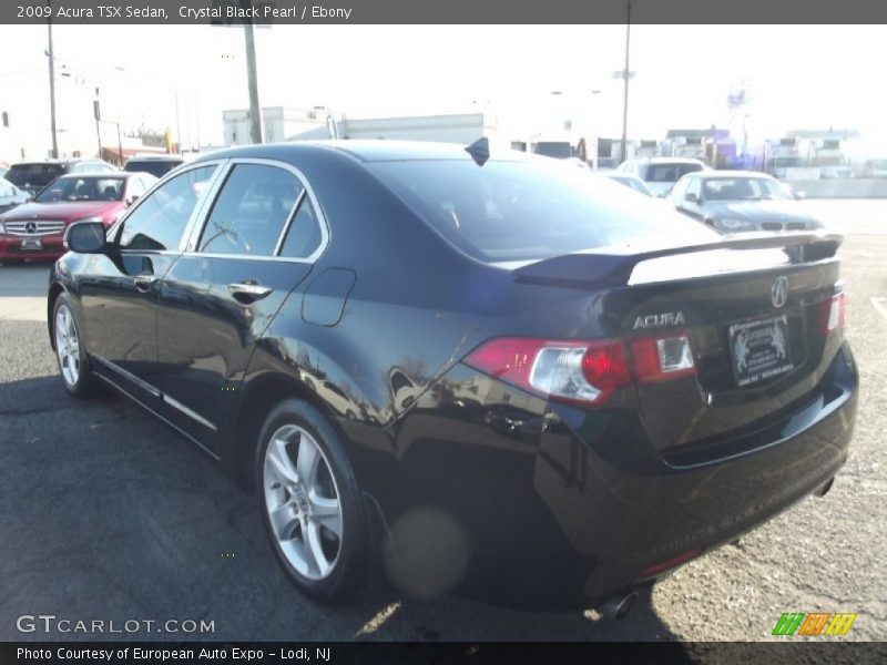 Crystal Black Pearl / Ebony 2009 Acura TSX Sedan