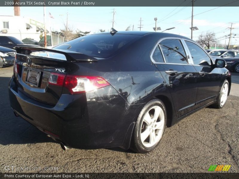 Crystal Black Pearl / Ebony 2009 Acura TSX Sedan