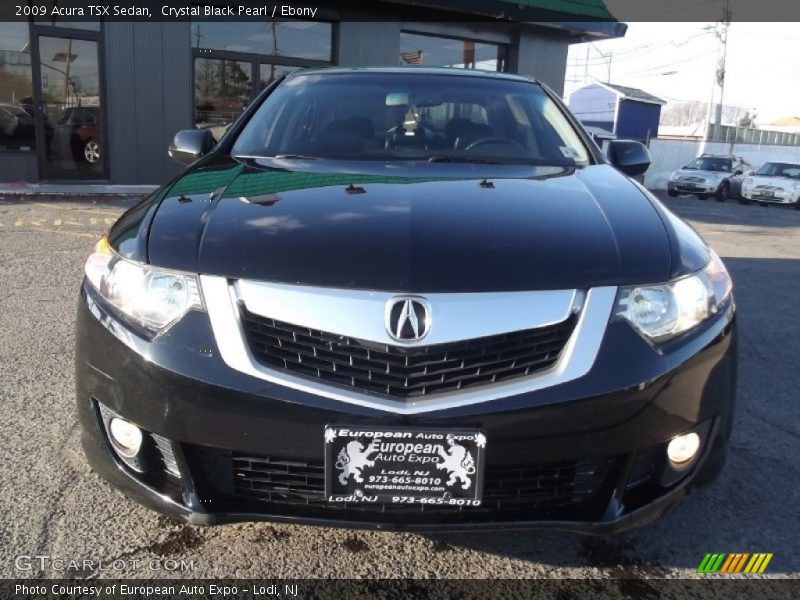 Crystal Black Pearl / Ebony 2009 Acura TSX Sedan