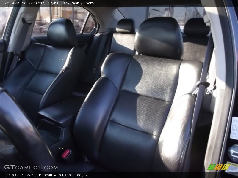 Crystal Black Pearl / Ebony 2009 Acura TSX Sedan