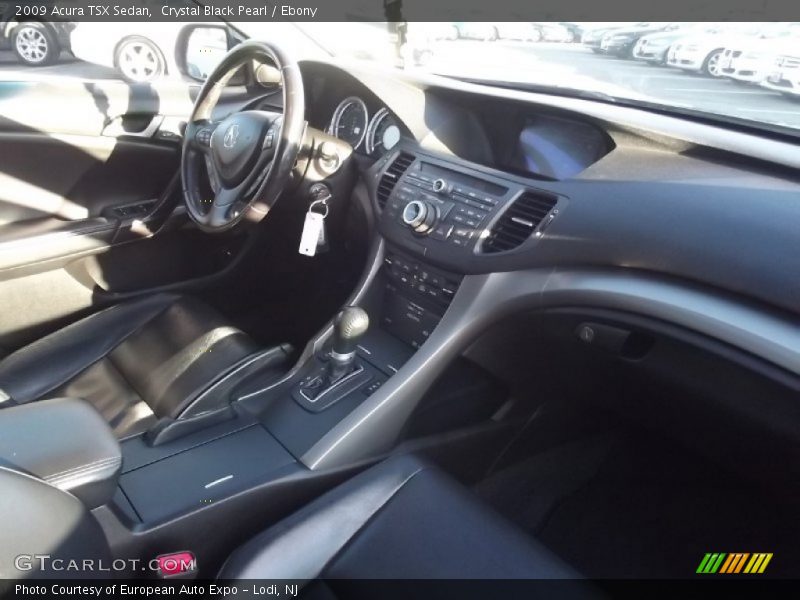 Crystal Black Pearl / Ebony 2009 Acura TSX Sedan