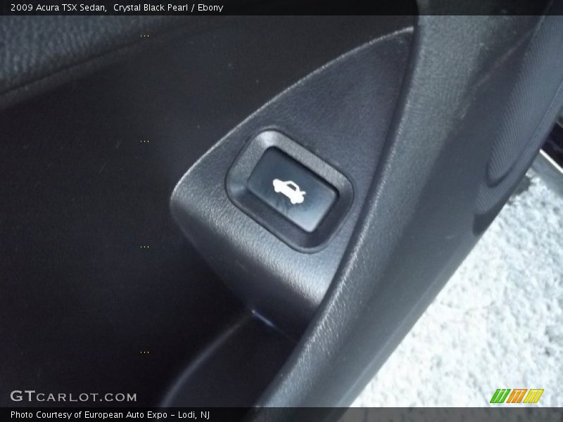 Crystal Black Pearl / Ebony 2009 Acura TSX Sedan