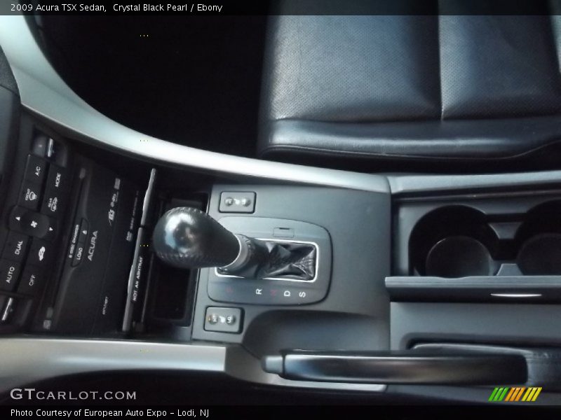 Crystal Black Pearl / Ebony 2009 Acura TSX Sedan