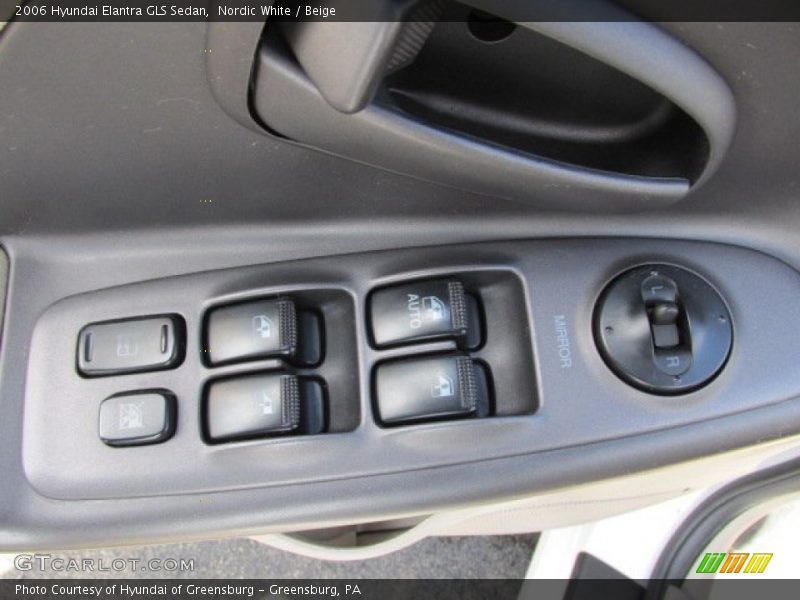 Nordic White / Beige 2006 Hyundai Elantra GLS Sedan