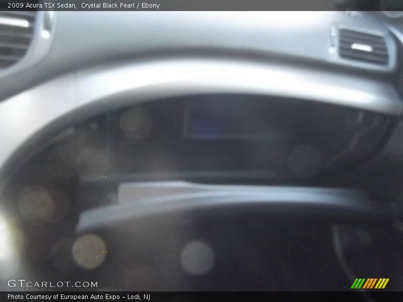 Crystal Black Pearl / Ebony 2009 Acura TSX Sedan