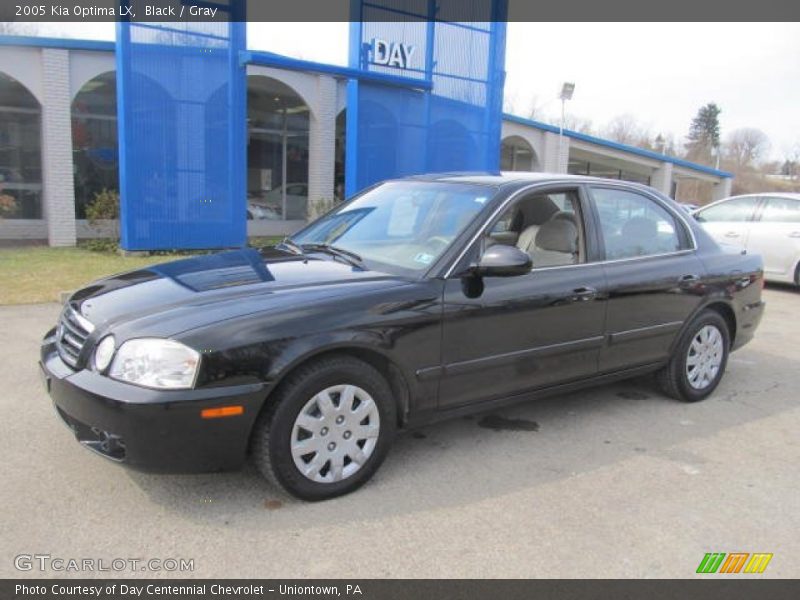 Black / Gray 2005 Kia Optima LX