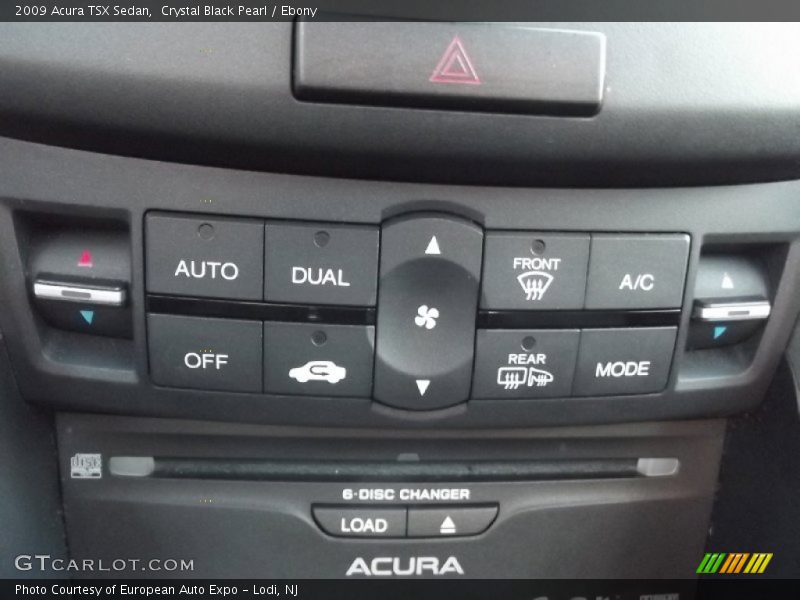 Crystal Black Pearl / Ebony 2009 Acura TSX Sedan