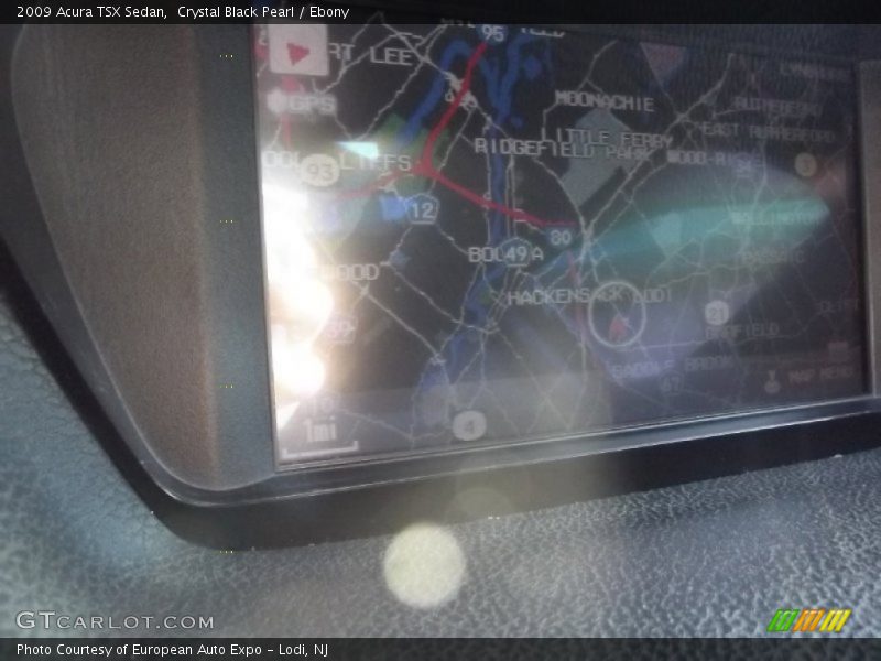 Crystal Black Pearl / Ebony 2009 Acura TSX Sedan