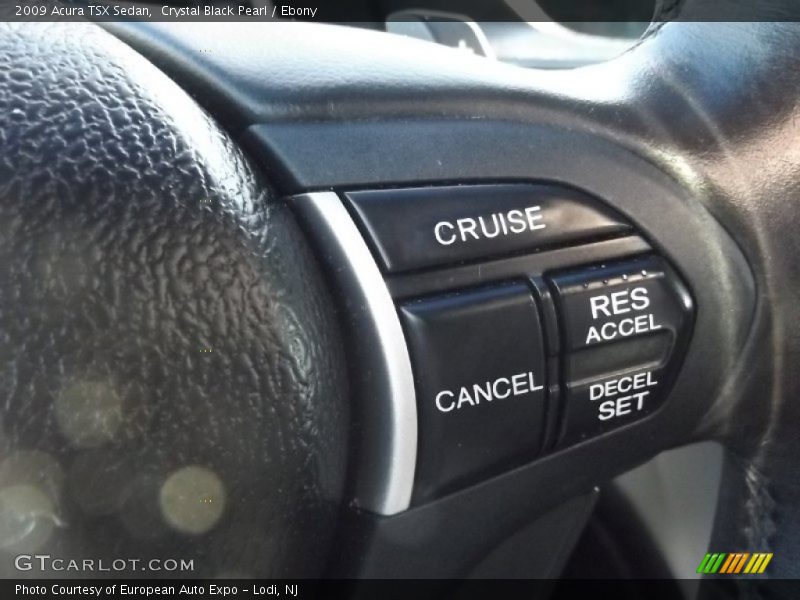 Crystal Black Pearl / Ebony 2009 Acura TSX Sedan