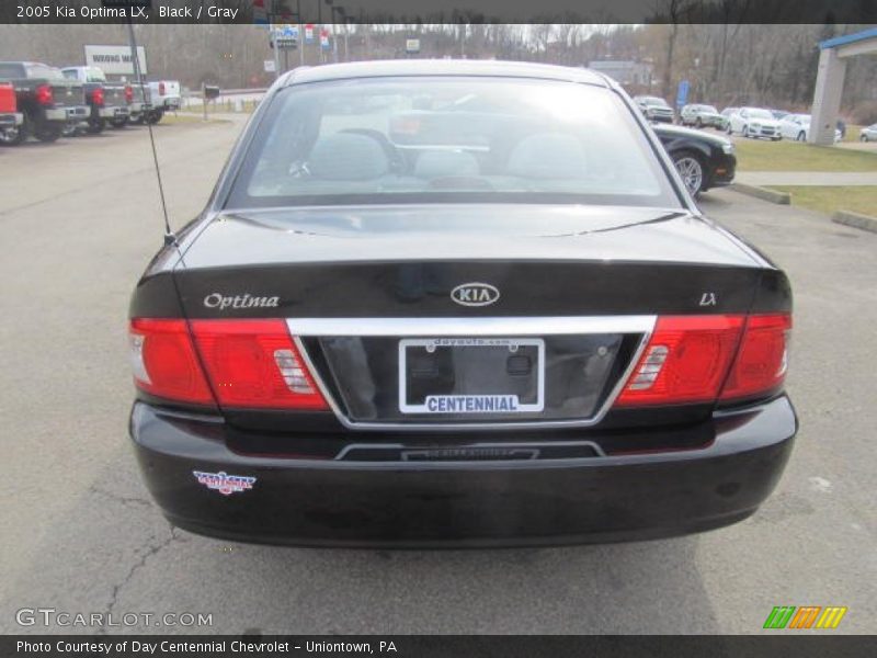 Black / Gray 2005 Kia Optima LX