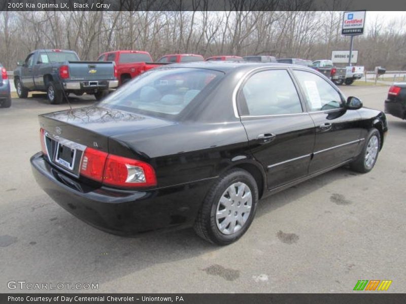 Black / Gray 2005 Kia Optima LX