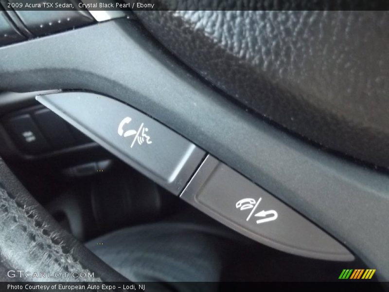 Crystal Black Pearl / Ebony 2009 Acura TSX Sedan
