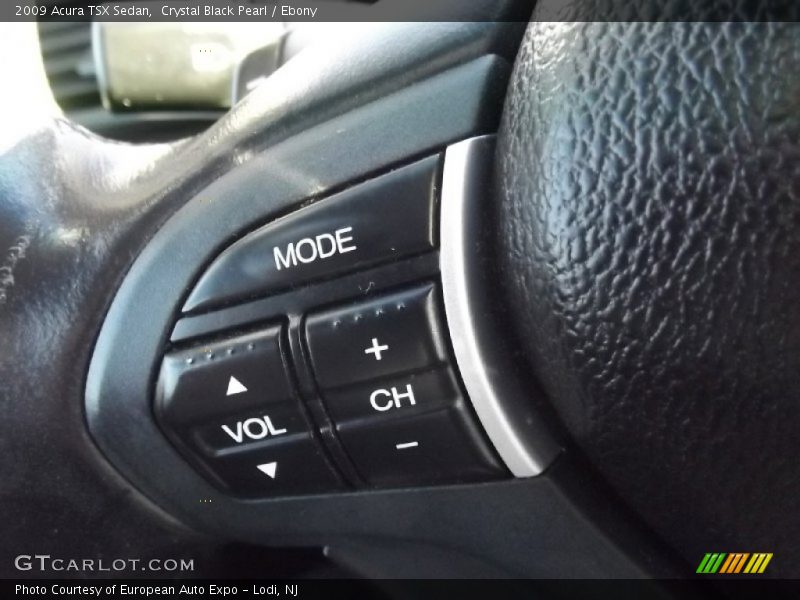 Crystal Black Pearl / Ebony 2009 Acura TSX Sedan
