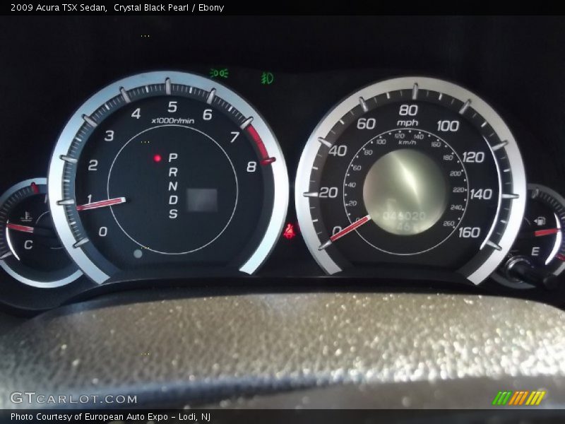 Crystal Black Pearl / Ebony 2009 Acura TSX Sedan