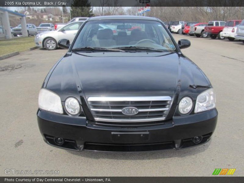 Black / Gray 2005 Kia Optima LX