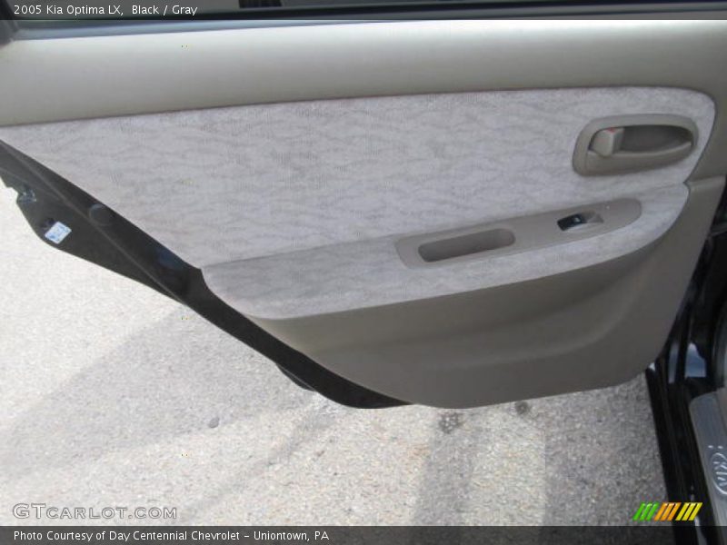 Black / Gray 2005 Kia Optima LX