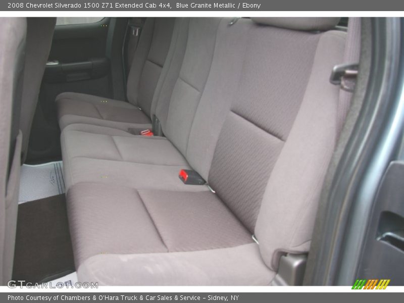Blue Granite Metallic / Ebony 2008 Chevrolet Silverado 1500 Z71 Extended Cab 4x4