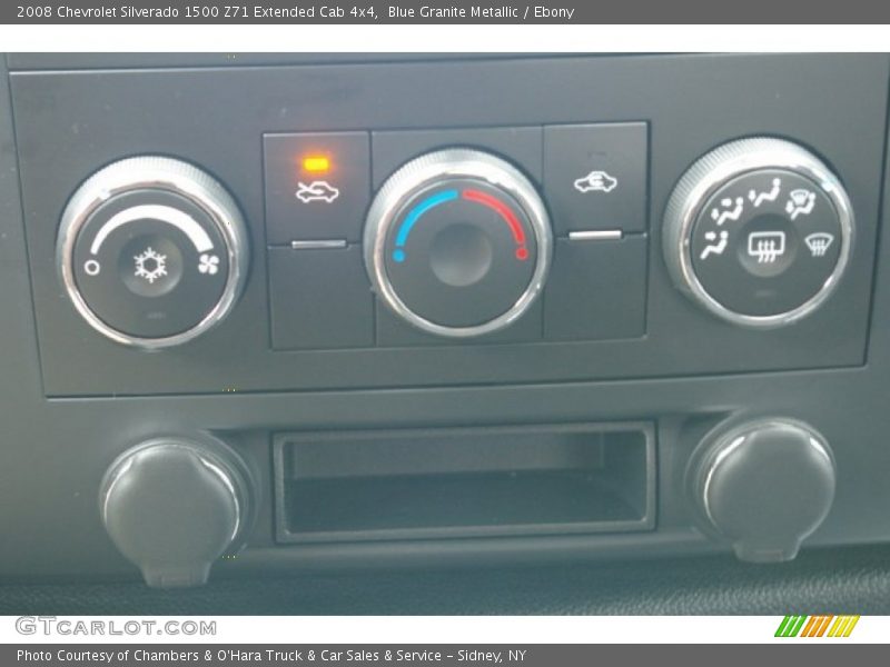 Blue Granite Metallic / Ebony 2008 Chevrolet Silverado 1500 Z71 Extended Cab 4x4