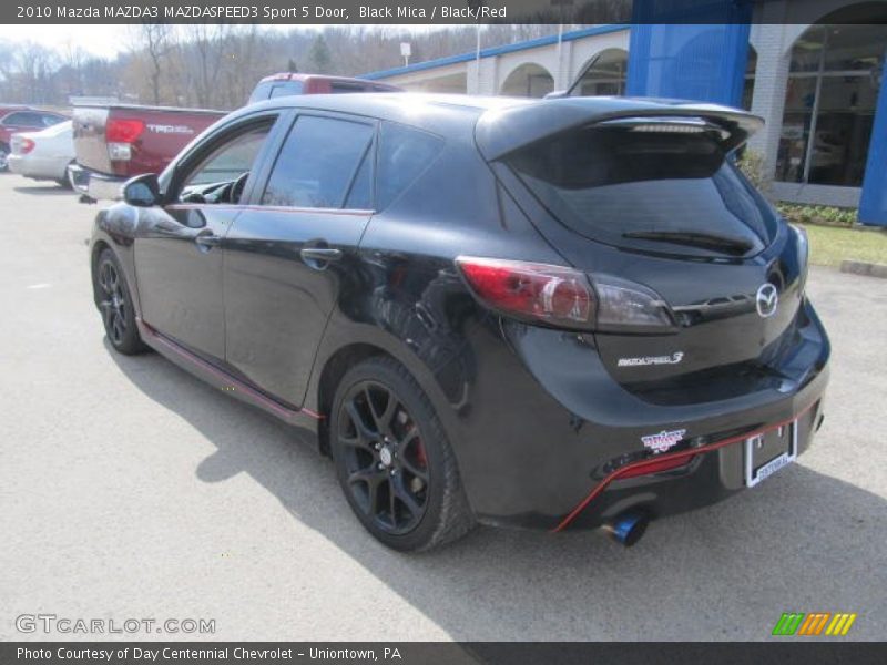 Black Mica / Black/Red 2010 Mazda MAZDA3 MAZDASPEED3 Sport 5 Door