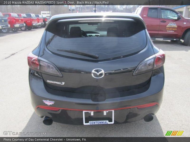 Black Mica / Black/Red 2010 Mazda MAZDA3 MAZDASPEED3 Sport 5 Door