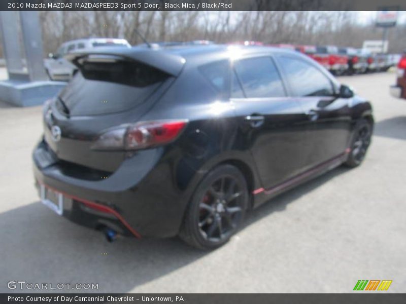 Black Mica / Black/Red 2010 Mazda MAZDA3 MAZDASPEED3 Sport 5 Door
