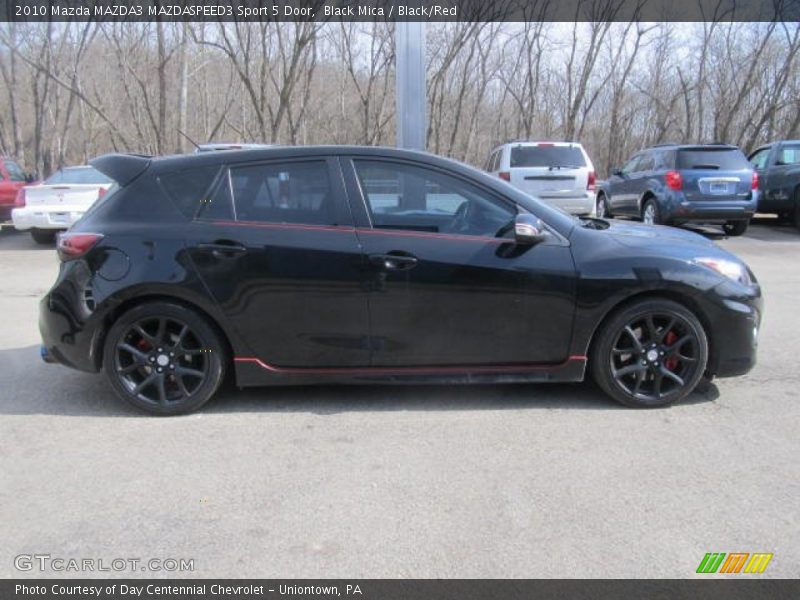 Black Mica / Black/Red 2010 Mazda MAZDA3 MAZDASPEED3 Sport 5 Door