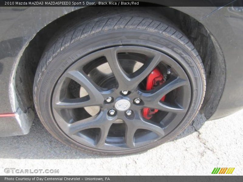 Black Mica / Black/Red 2010 Mazda MAZDA3 MAZDASPEED3 Sport 5 Door