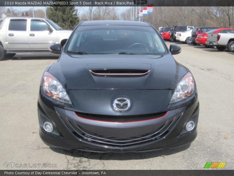 Black Mica / Black/Red 2010 Mazda MAZDA3 MAZDASPEED3 Sport 5 Door