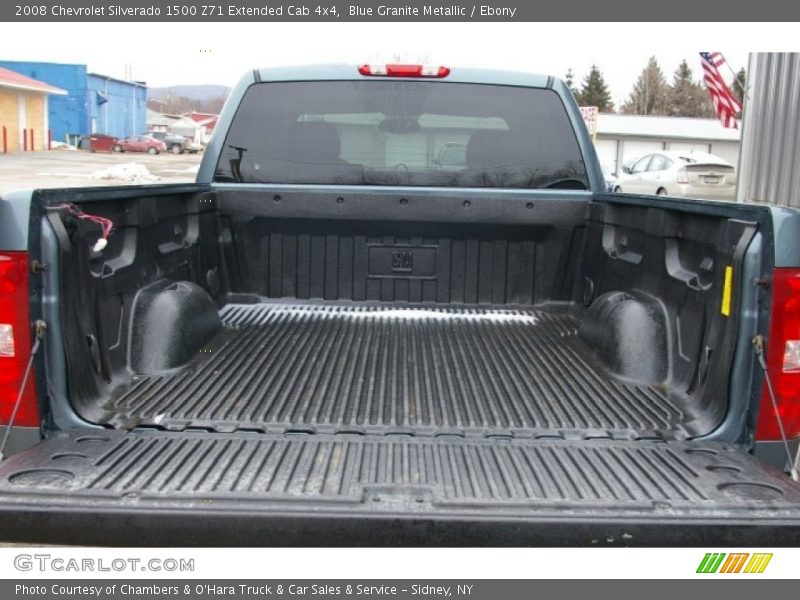 Blue Granite Metallic / Ebony 2008 Chevrolet Silverado 1500 Z71 Extended Cab 4x4