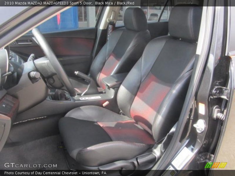 Black Mica / Black/Red 2010 Mazda MAZDA3 MAZDASPEED3 Sport 5 Door