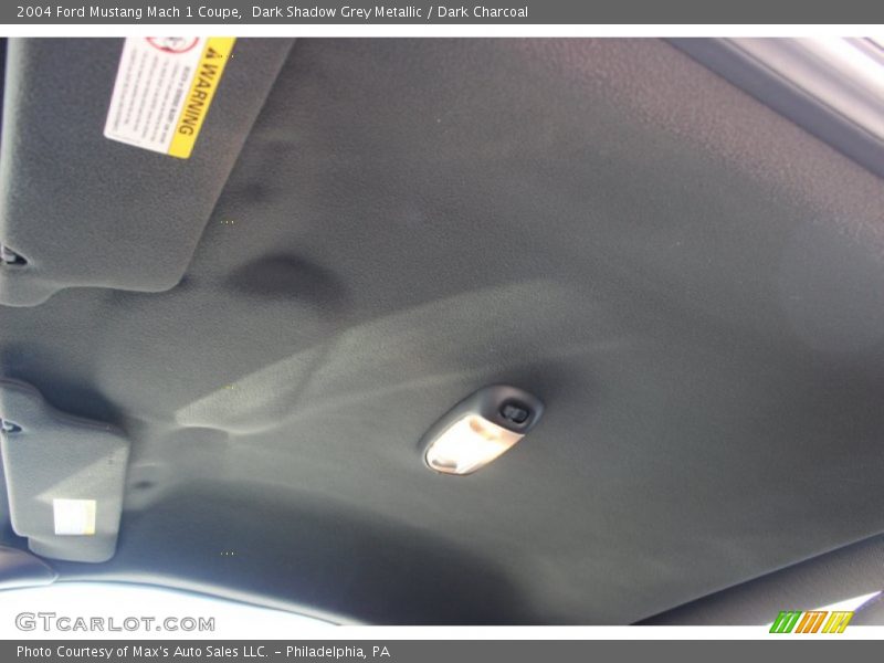 Dark Shadow Grey Metallic / Dark Charcoal 2004 Ford Mustang Mach 1 Coupe