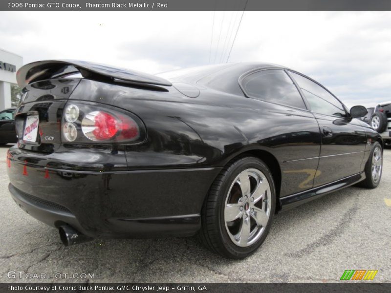 Phantom Black Metallic / Red 2006 Pontiac GTO Coupe