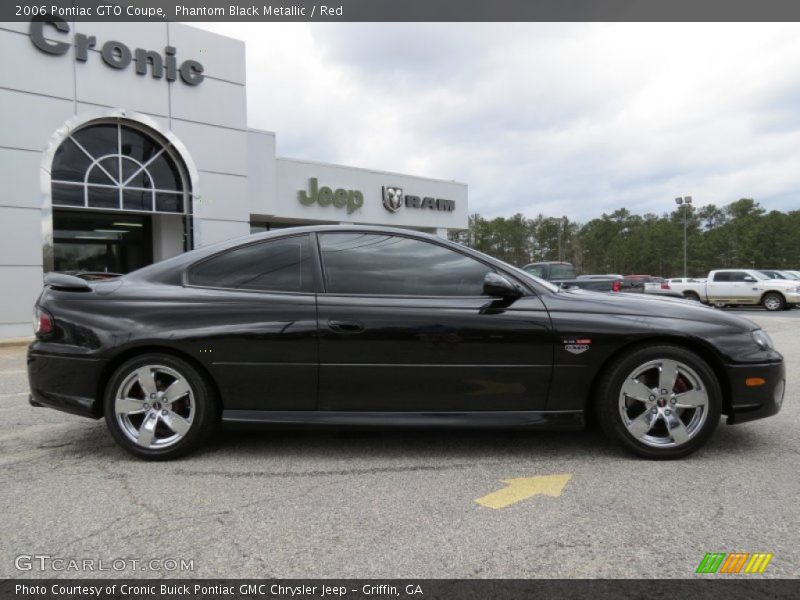 Phantom Black Metallic / Red 2006 Pontiac GTO Coupe