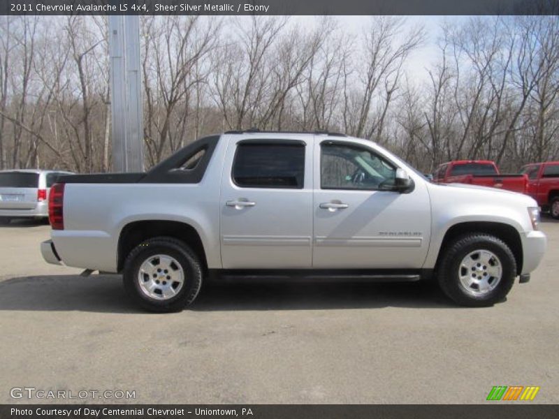 Sheer Silver Metallic / Ebony 2011 Chevrolet Avalanche LS 4x4