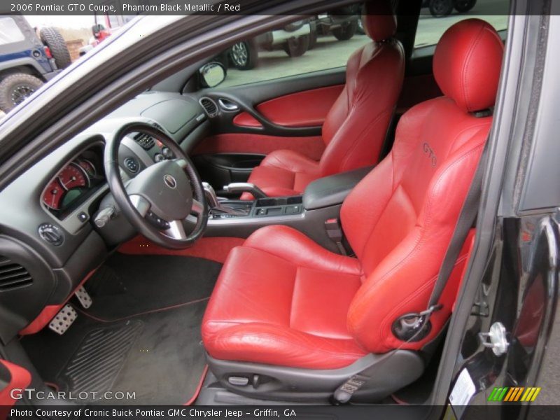 Front Seat of 2006 GTO Coupe